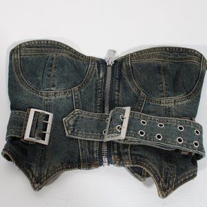 vintage IAMGIA Jean Belt Corset Top